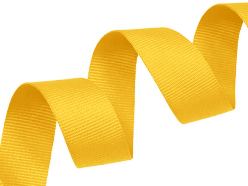 Grosgrain ribbon 20 mm/0,40 mm yellow (506)
