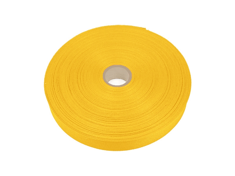 Grosgrain ribbon 20 mm/0,40 mm yellow (506)