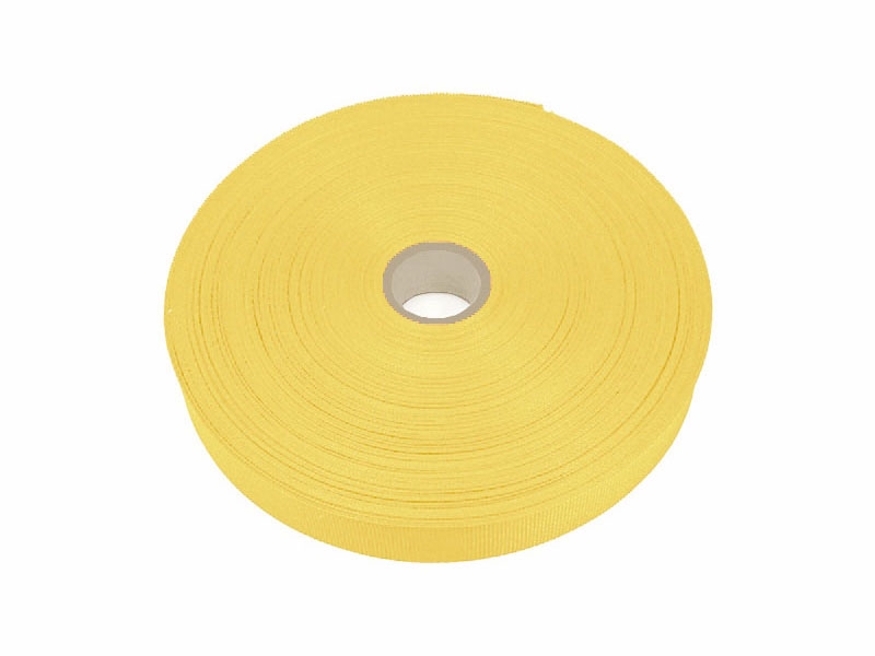 Rypsová stuha 20 mm/0,40 mm žlutá (124)