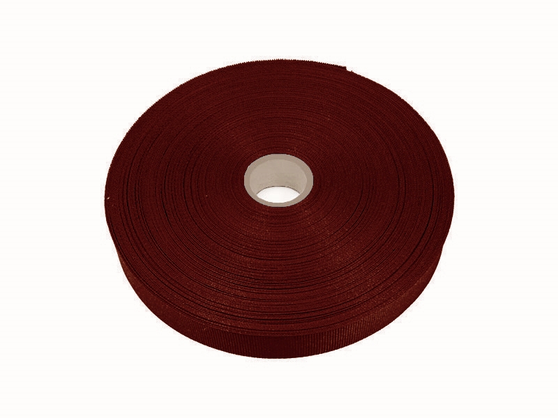 Rypsová stuha 20 mm/0,40 mm bordó (520)