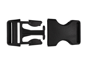 Klamra plastikowa 20x46 mm Laura czarna