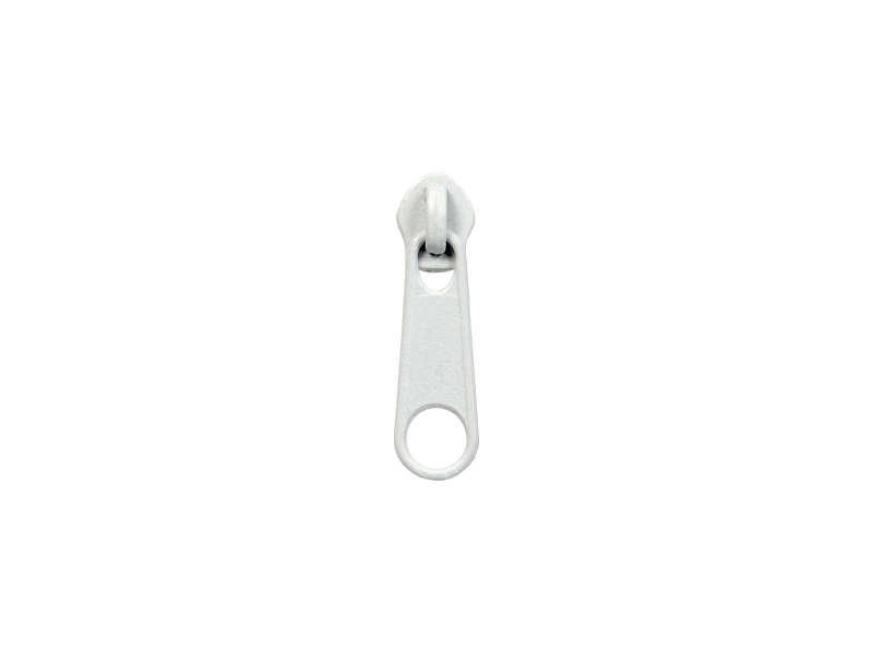SLIDER FOR NYLON ZIPPER TAPES WITH  CORD 3 NON LOCK WHITE 501 500 PCS