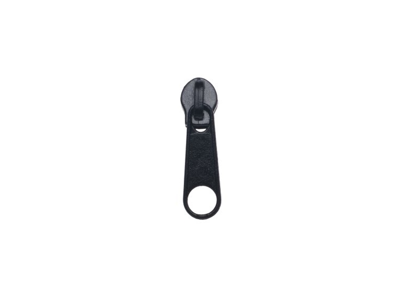 SLIDER FOR NYLON ZIPPER TAPES WITH  CORD 3 NON LOCK BLACK 500 PCS