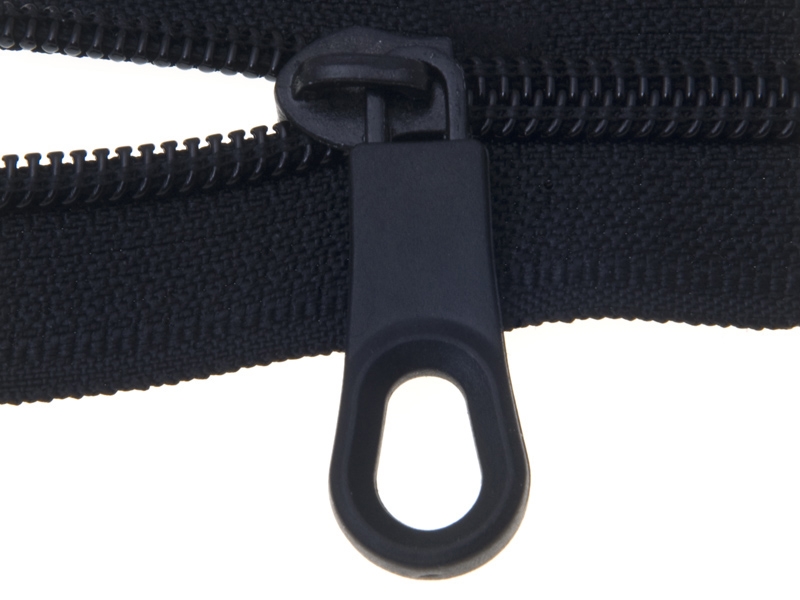 SLIDER FOR NYLON ZIPPER TAPES 5 NON LOCK BLACK 500 PCS