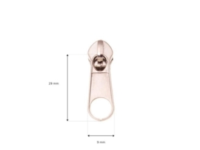 Suwak do taśmy suwakowej spiralnej 5 non lock nikiel 2,6 g