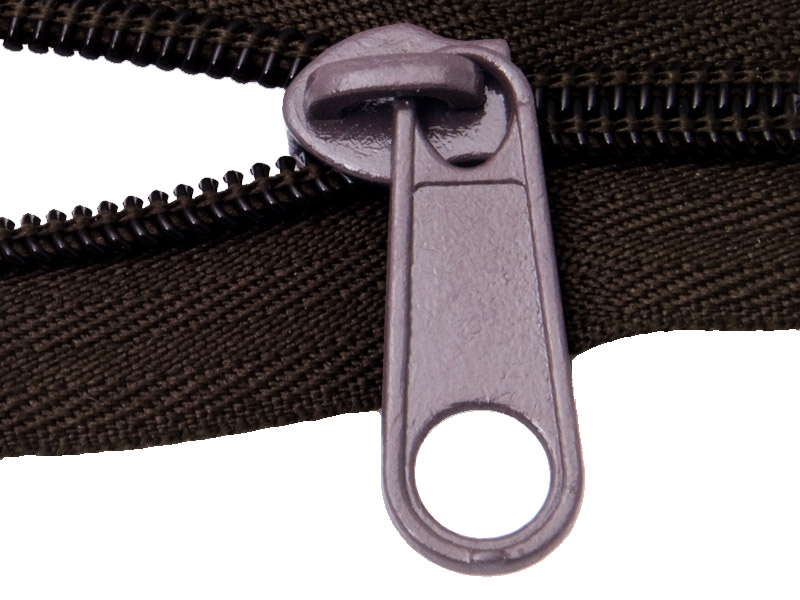 SLIDER FOR NYLON ZIPPER TAPES 8 NON LOCK DARK BROWN 500/1000 PCS