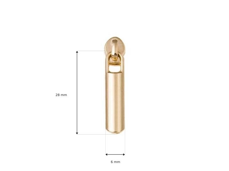 EXTRA GLANZ SCHIEBER FÜR SPIRALREIßVERSCHLUSSBAND 3 NON LOCK GOLDGLANZ 100/500 ST.