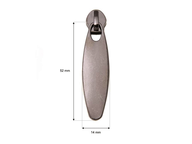 Suwak do taśmy suwakowej spiralnej 5 non lock 0292-3260 czarny nikiel