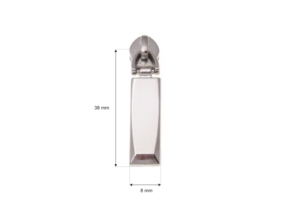 Suwak do taśmy suwakowej spiralnej 5 non lock 0292-0500 nikiel