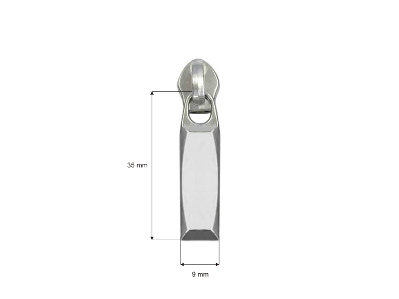 Suwak do taśmy suwakowej spiralnej 5 non lock 0292-0501 nikiel