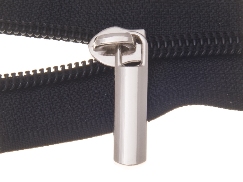 EXTRA SHINING SLIDER FOR NYLON ZIPPER TAPES 5 NON LOCK GLOSSY NICKEL 50/500 PCS