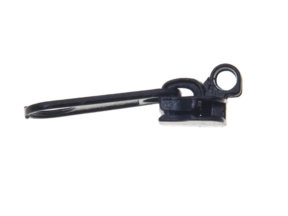 Suwak do taśmy suwakowej spiralnej 8 non lock (294-011) czarny z uchwytem