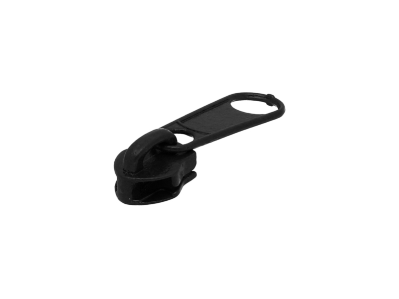 SLIDER FOR NYLON ZIPPER TAPES 8  NON LOCK BLACK 50/500 PCS