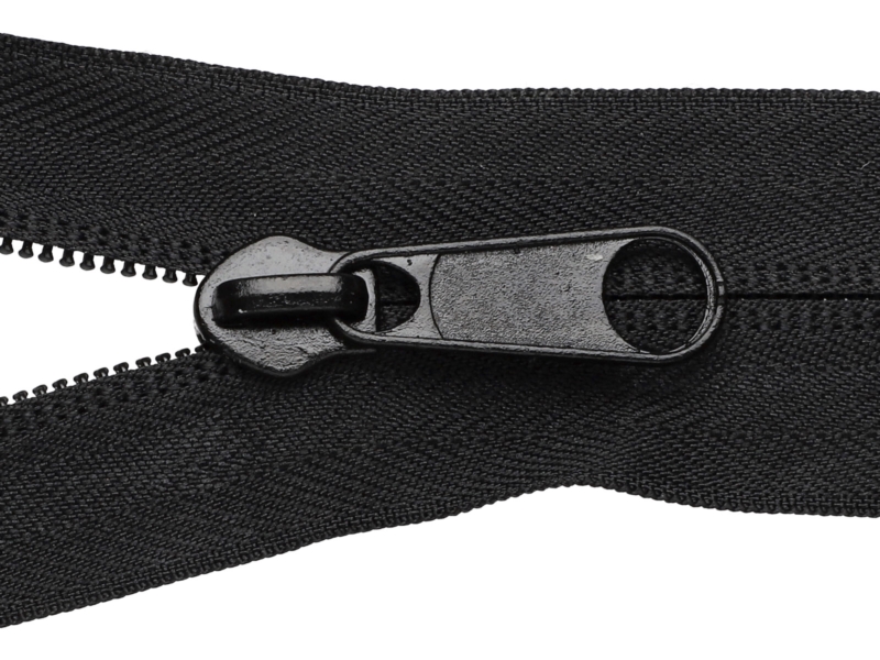 REVERSE SLIDER FOR NYLON ZIPPER TAPES 8 NON LOCK BLACK 100 PCS