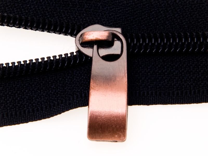 SLIDER FOR NYLON ZIPPER TAPES 5 NON LOCK BRASS 50/500 PCS