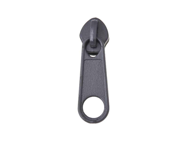 SLIDER FOR NYLON ZIPPER TAPES 8 NON LOCK GRAPHITE 50/500 PCS