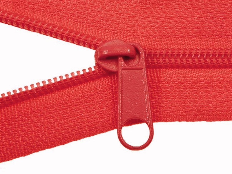 SLIDER FOR NYLON ZIPPER TAPES 10  NON LOCK RED 200 PCS