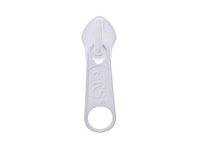 SLIDER FOR NYLON ZIPPER TAPES 10 NON LOCK WHITE 50/200 PCS