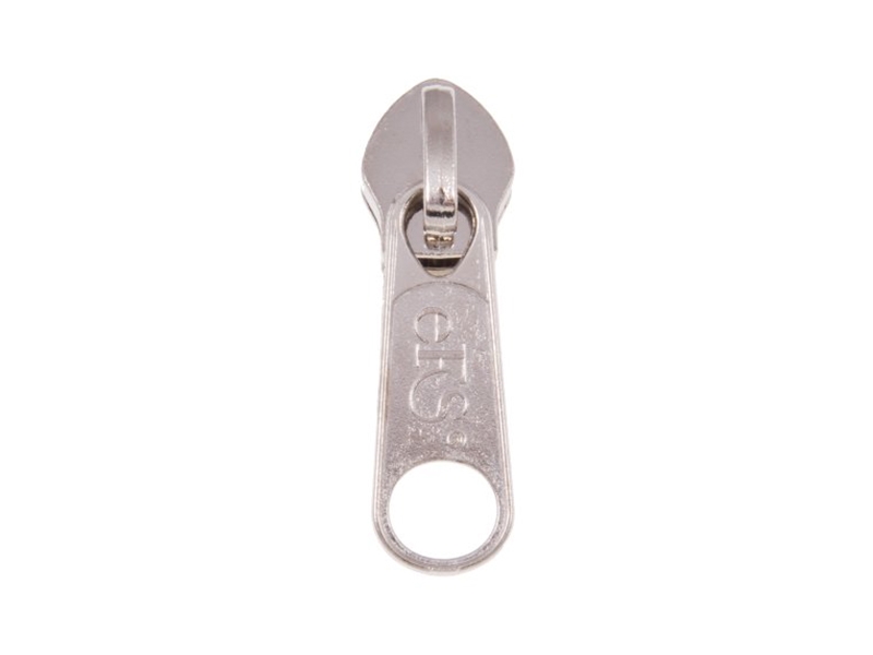 HEAVY SLIDER FOR NYLON ZIPPER  TAPES 10 NON LOCK NICKEL EFS 50/200 PCS