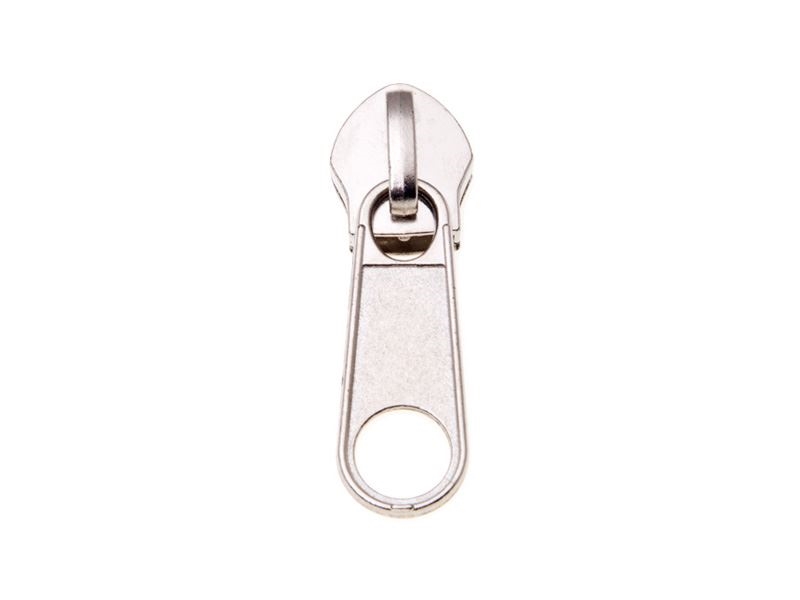 SLIDER FOR NYLON ZIPPER TAPES 10  NON LOCK NICKEL 50/200 PCS