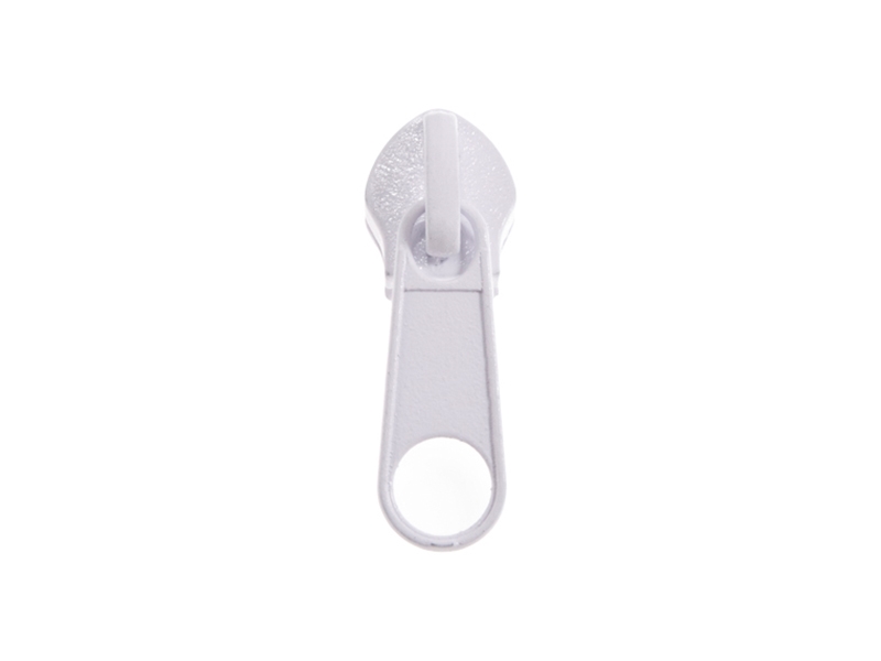 SLIDER FOR NYLON ZIPPER TAPES 10 NON LOCK WHITE 50/200 PCS