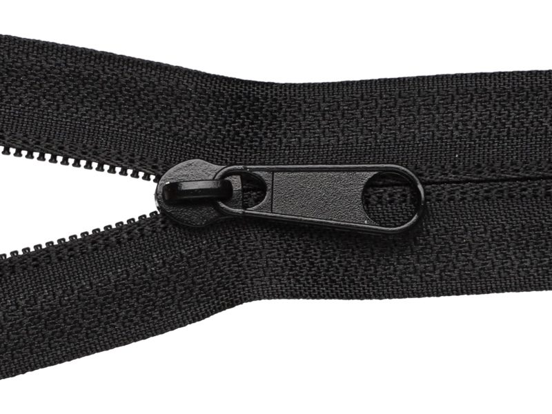 REVERSE SLIDER FOR NYLON ZIPPER TAPES 5 NON LOCK BLACK 500 PCS