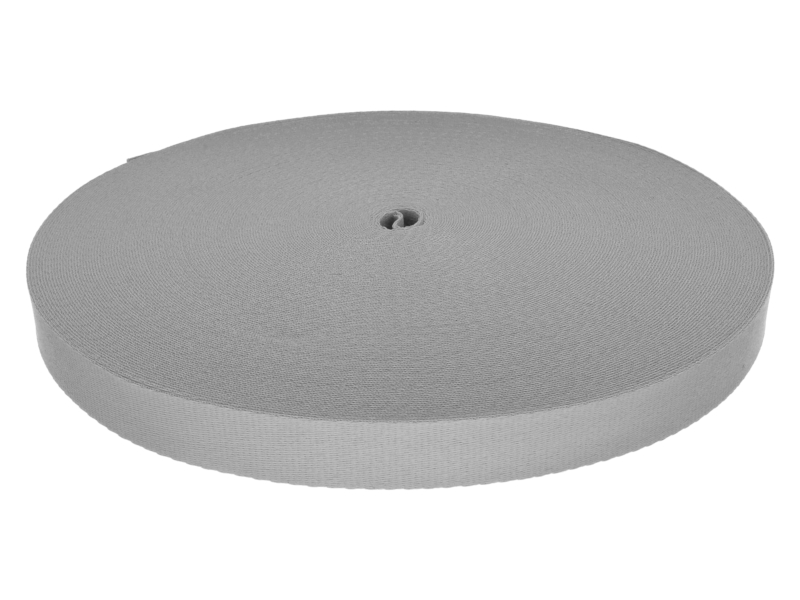 Polyester-Schlüsselband 25 mm/0,9 mm hellgrau (336)