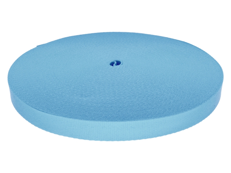 Polyester lanyard tape 20 mm/0.9 mm blue (546)