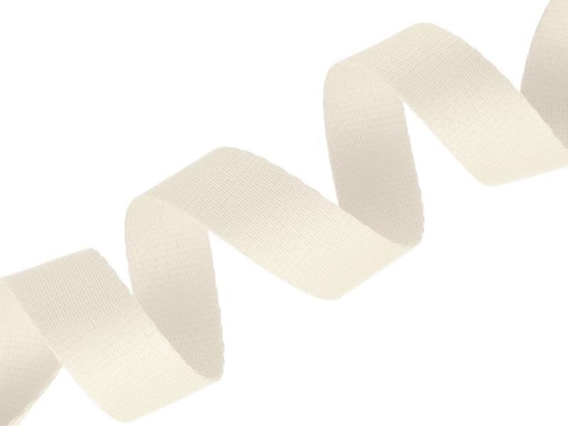 Polyesterová páska na šňůrku 25 mm/0,9 mm šampaňské (571)