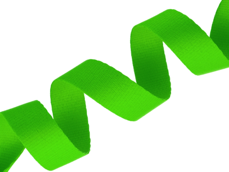 Polyester lanyard tape 20 mm/0.9 mm bright green (684)