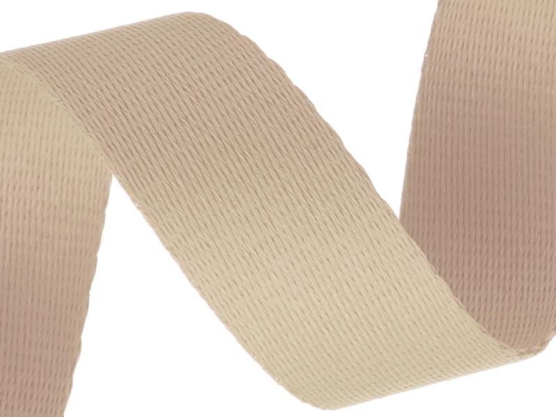 Polyester lanyard tape 25 mm/0.9 mm beige (866)