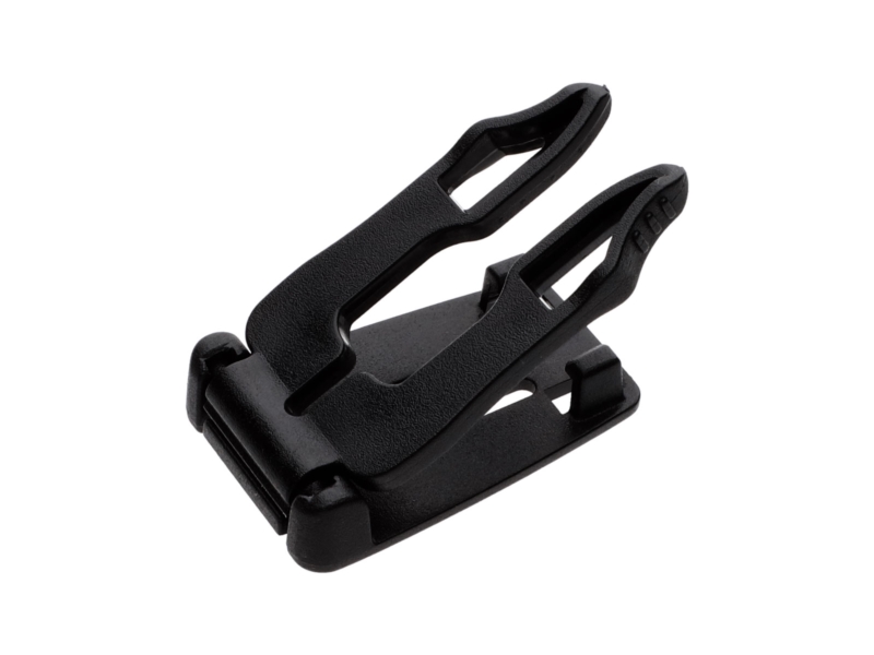 Folding plastic buckle 25 mm black 50 pcs
