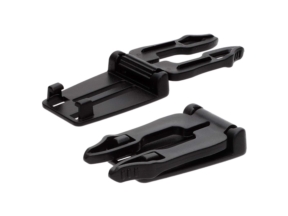 Klamra plastikowa składana 25x54 mm czarna