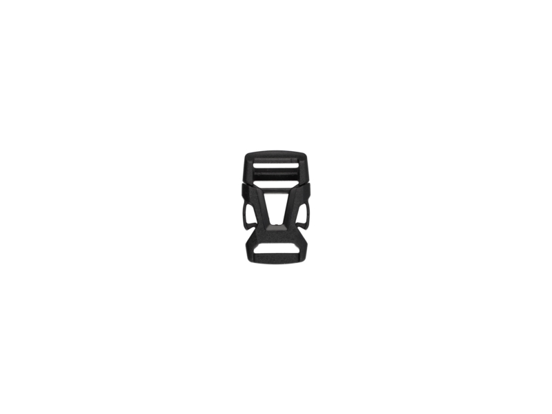 PLASTIC BUCKLE 15 MM BLACK 100 PCS