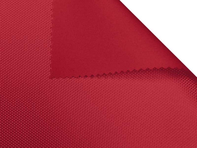 POLYESTER FABRIC   1680D  PVC-F COVERED 171  DOUBLE  RED 171 150 CM