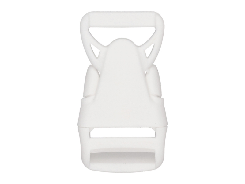 Plastic buckle 25 mm olga white 100 pcs