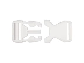 Klamra plastikowa 20x46 mm Bianca biała