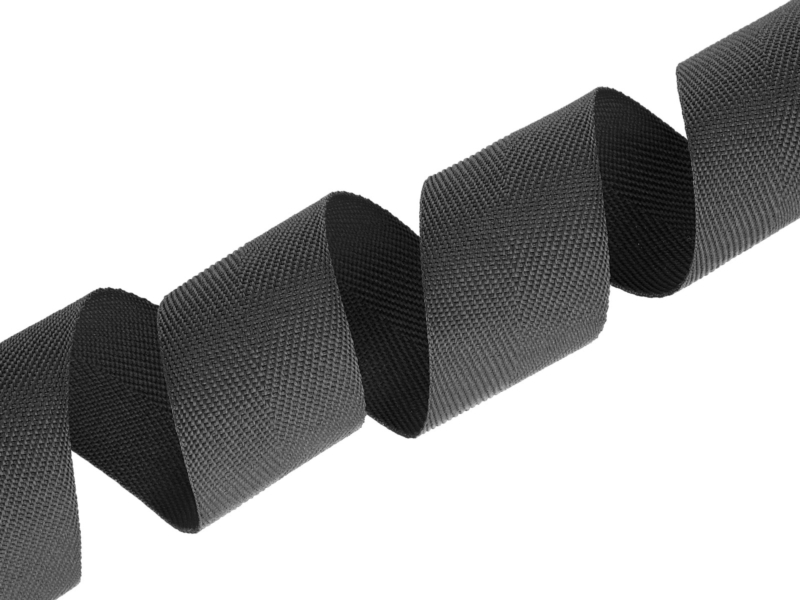 Fischgrätmuster Einfassband 30 mm/0,8 mm Graphit (301)