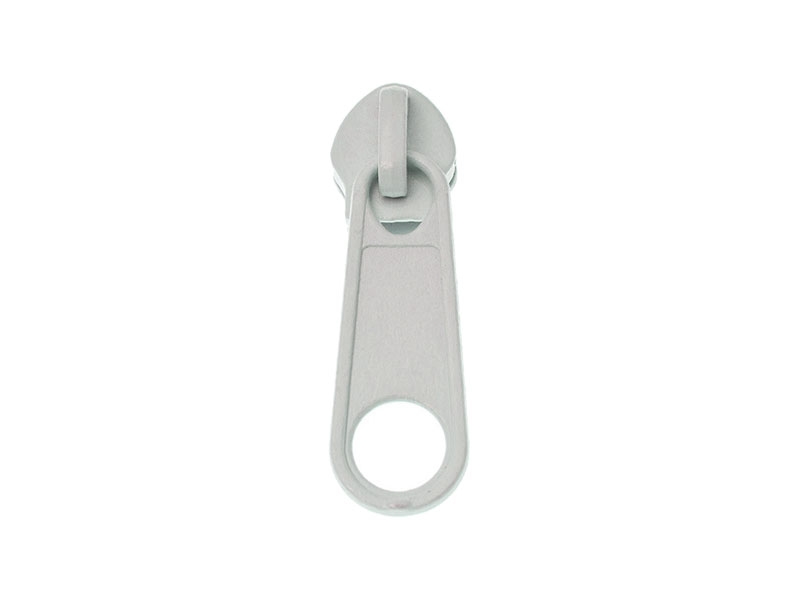 SLIDER FOR NYLON   ZIPPER TAPES 10  NON LOCK&nbspGREY 50/200 PCS