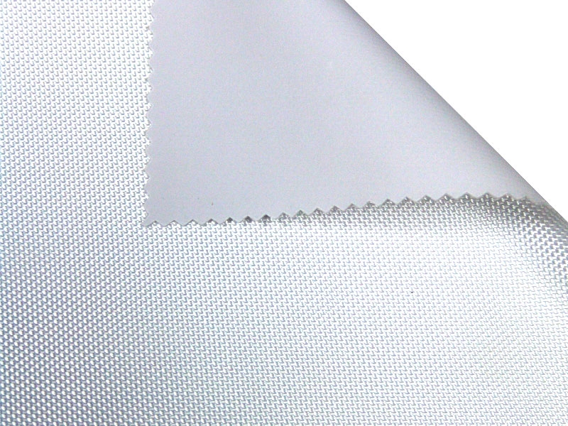 POLYESTER-STOFF 1680D    PVC-F-BESCHICHTET  DOUBLE WEIß 501 150 CM