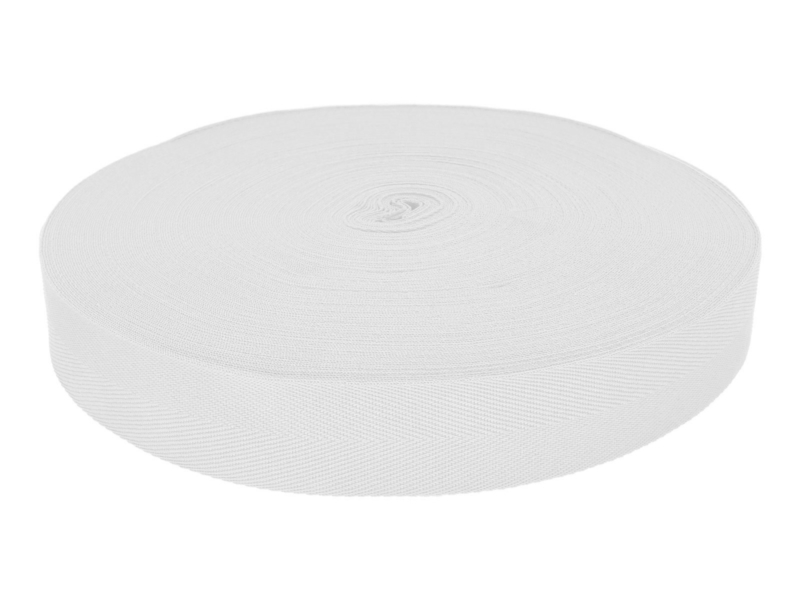 Taśma lamówka jodełka 30 mm/0,8 mm (501) biała