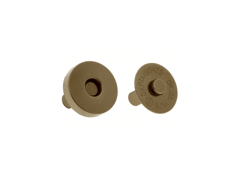 Magnetic button round 18/18 mm oxyda 04 light 100 pcs