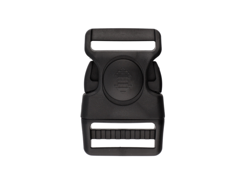 Plastic buckle 38 mm celina black frost resistant 100 pcs