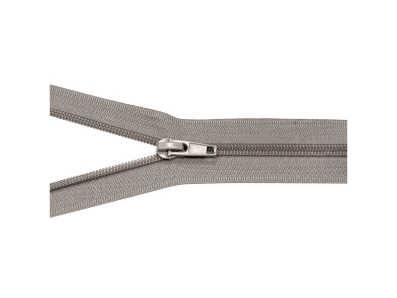 SPIRALREIßVERSCHLUSS 5 AUTO  LOCK TEILBAR 75 CM (306/2)  DUNKELGRAU 50 ST.