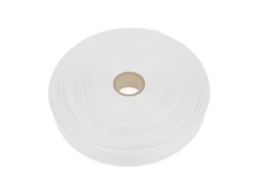 Grosgrain ribbon 25 mm / 0.40 mm white (501)