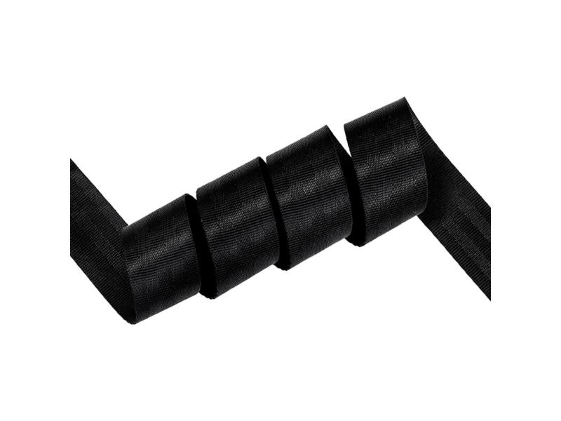 WEBBING&nbsp25 MM / 1,60 MM BLACK EU&nbsp580      PES&nbsp25 MB
