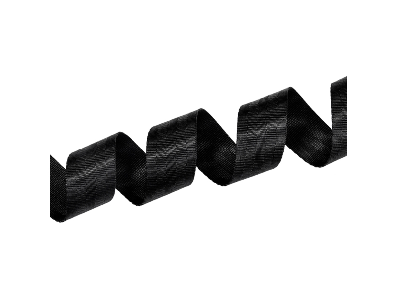 WEBBING&nbsp25 MM / 1,60 MM BLACK EU&nbsp580      PES&nbsp25 MB