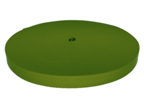 Polyester lanyard tape 25 mm/0.9 mm olive green (887)