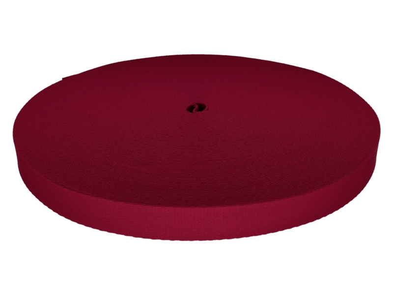 Polyester lanyard tape 20 mm/0.9 mm maroon (520)
