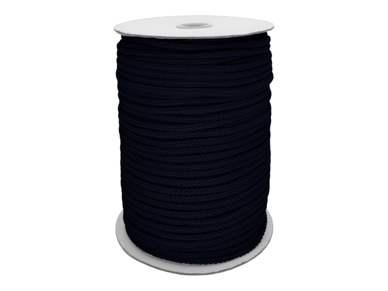 Polyester cord 6 mm navy blue (058)